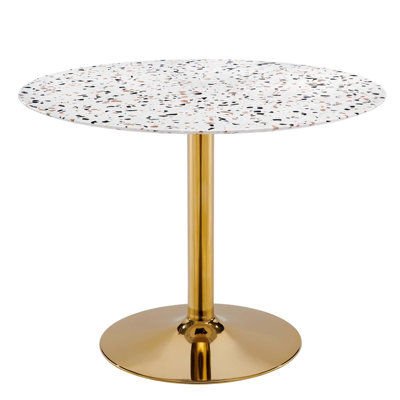 Modway Verne Round Terrazzo Dining Table