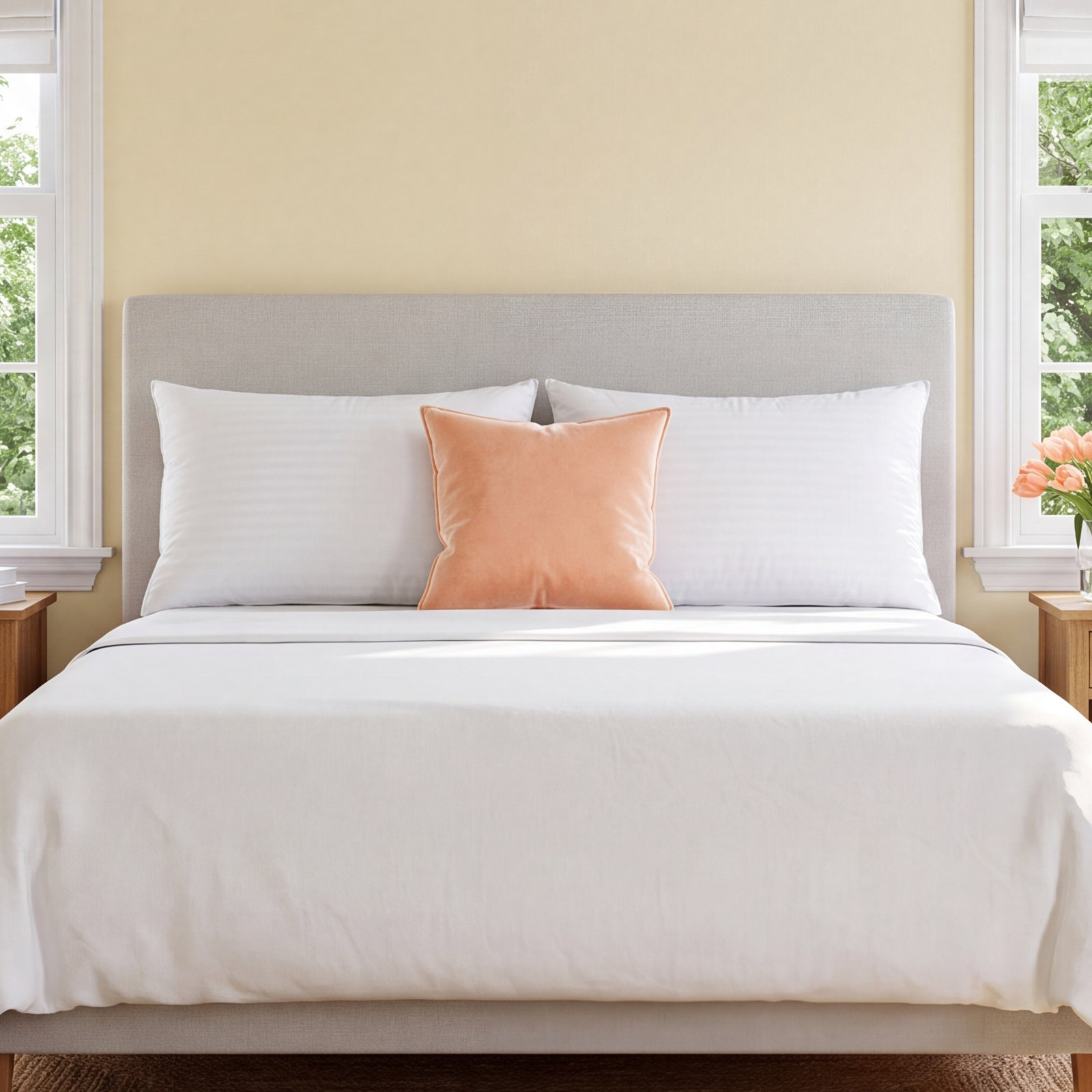 Down Blend Plush Pillow, Queen