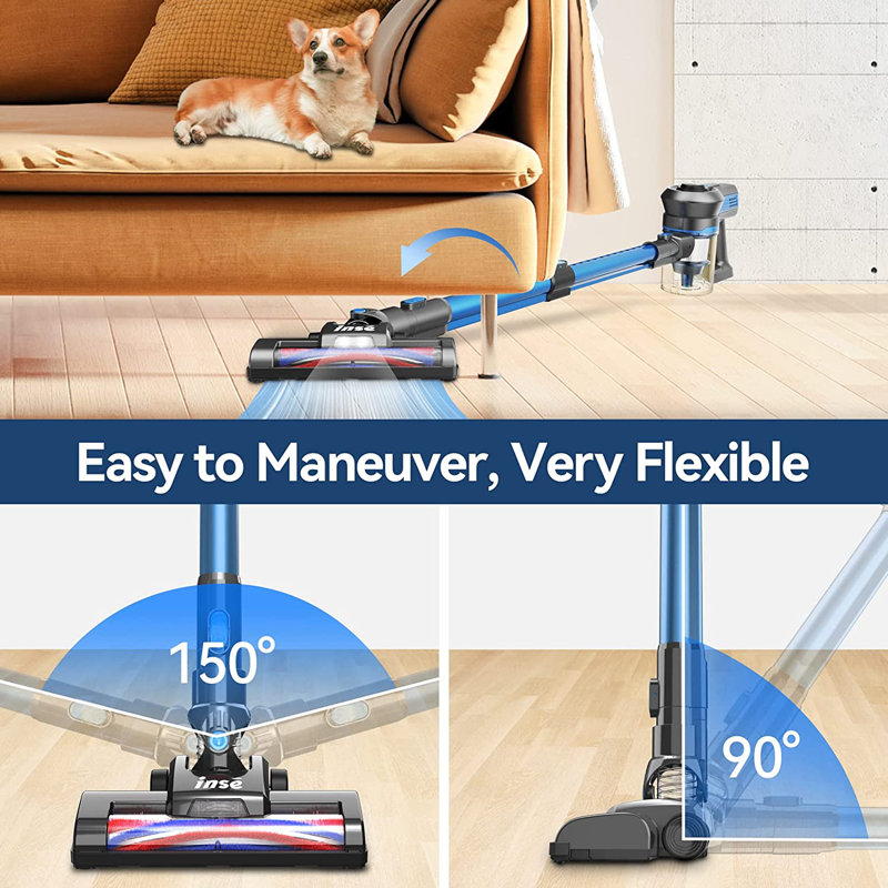 C&g Home Bagless Handheld Vacuum, Blue