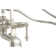 P1014 British Telephone Tub Faucet with Metal Handheld Shower and Lever Handle