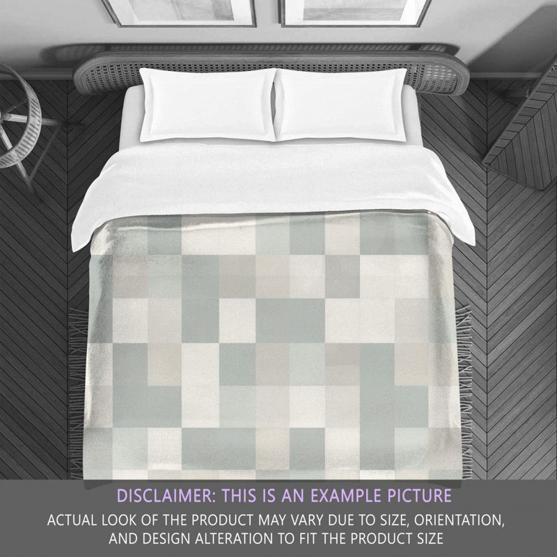 Checkered Comforter, Twin Extra Long Comforter