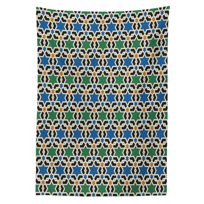 Moroccan Tablecloth, 84" L x 60" W
