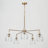Cillin 5-Light Dimmable Wagon Wheel Chandelier