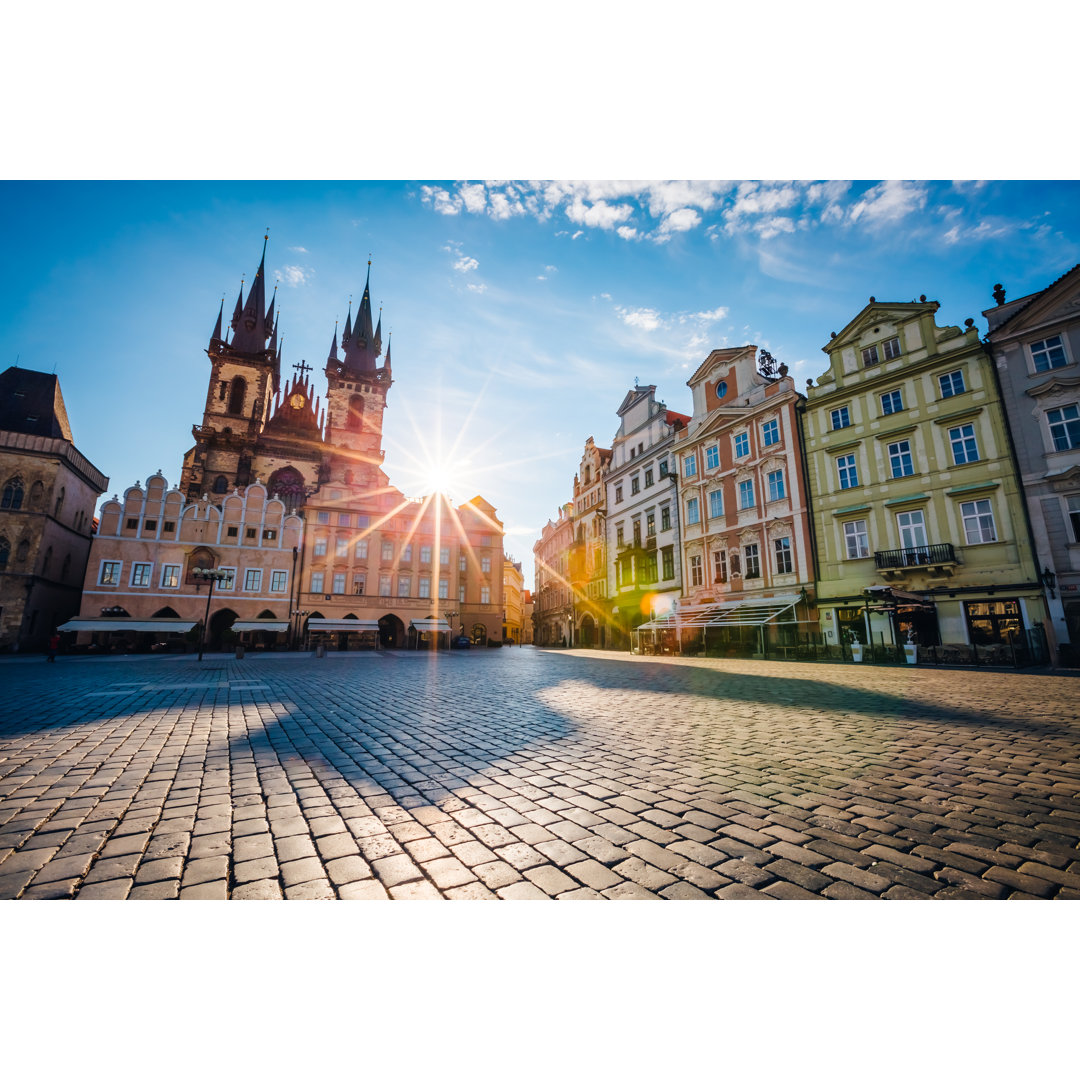 Prag, Tschechische Republik von Leonid_Tit - Wrapped Canvas Photograph