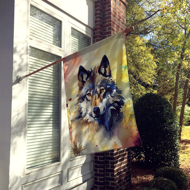 Drapeau Wolves Wolf House