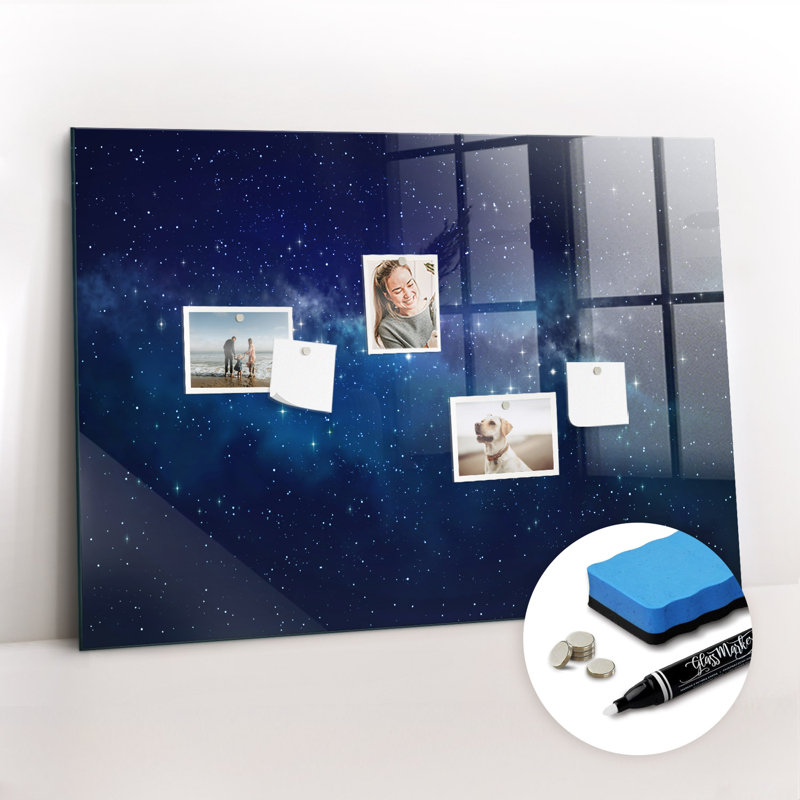 Magnetic Glass Photo Memo Board