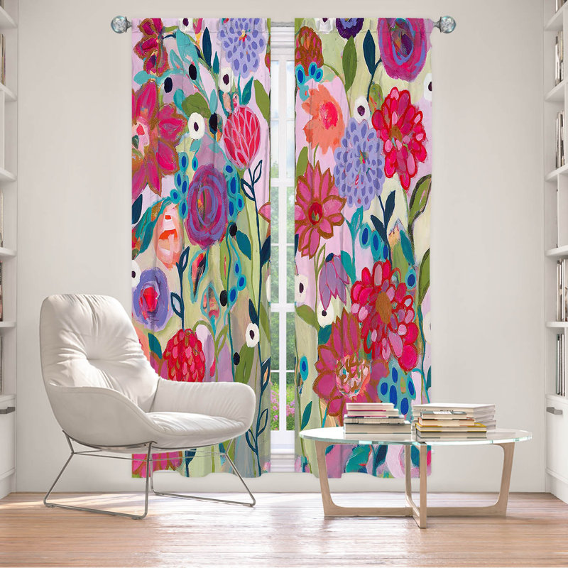 Room Darkening Curtain Pair, 20" W x 82" L