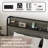 Lift Up Storage Wood Bed with Charging Station-98975036-98975034