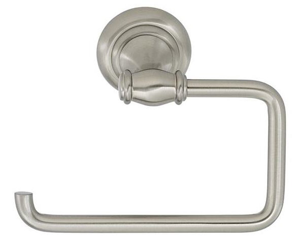 Charlies Wall Mounted Toilet Paper Holder, Satin Nickel