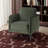 Velvet Accent Chair with Channel Tufting - Contemporary Elegance-576730942