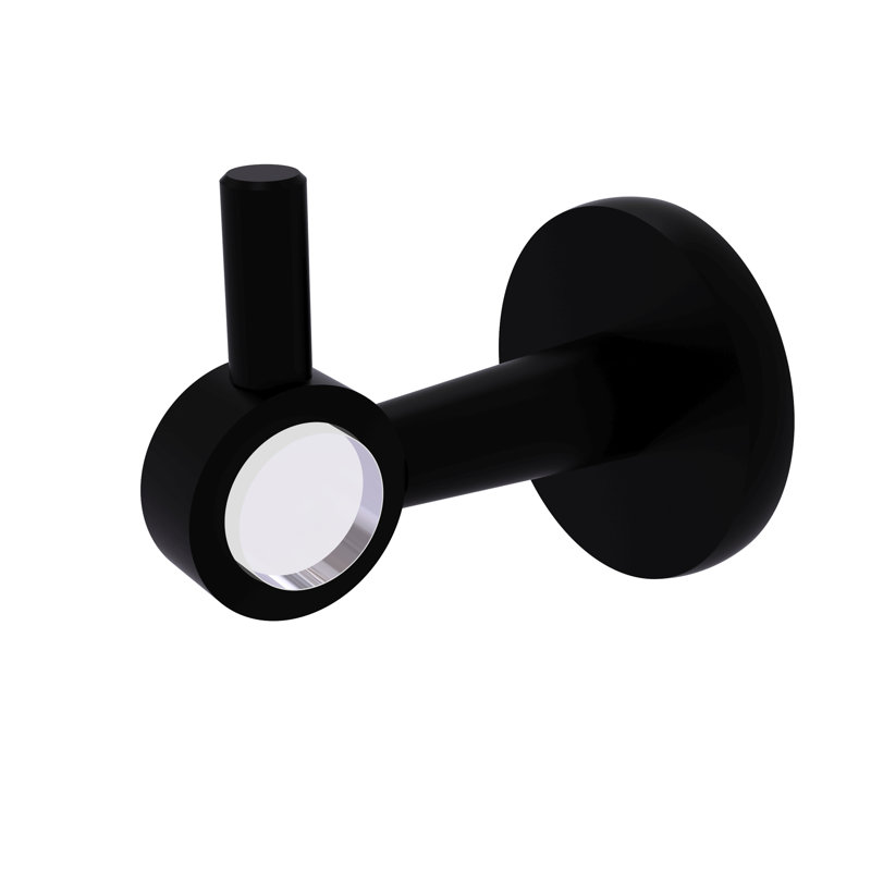 Clearview Wall Mounted Robe Hook, Matte Black