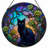 7.8"H Stained Glass Stained Glass Window Panel-292493197