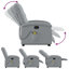 Fauteuil de massage inclinable électrique