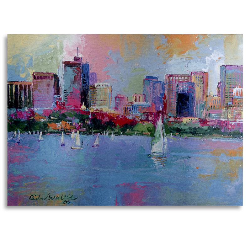 « boston 3 » par richard wallich, reproduction d’art sur métal