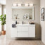 Meuble-lavabo mural simple 48 po avec plateau en résine Juriaan-591484048