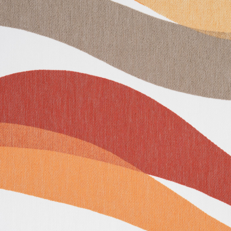 Wellen Semi Sheer Roller Blind, Red/Orange/Cream, 180cm L x 82cm W