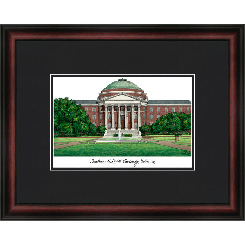 Cadre photo en lithographie ncaa methodist mustangs academic