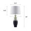 Lampe de table 29 po Aniella