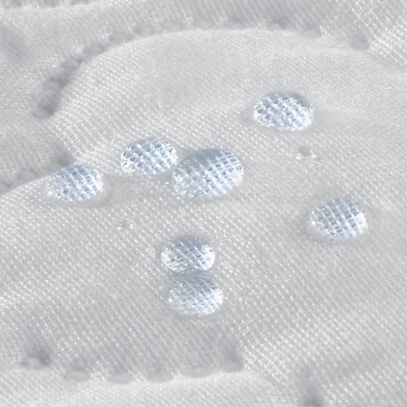 Sealy Waterproof White Mini Crib Mattress Protector Pad