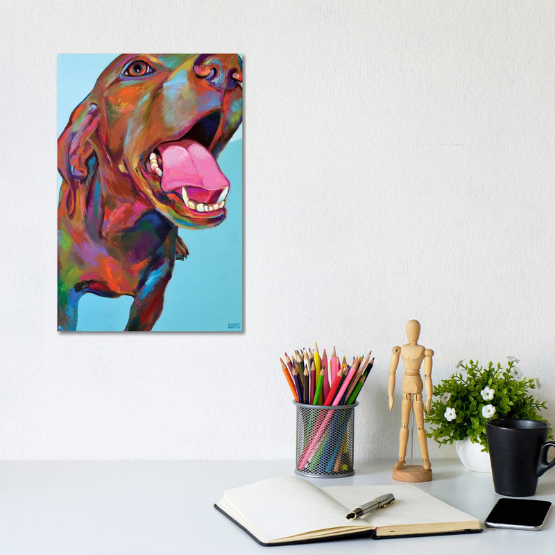 Vizsla by Robert Phelps - Gallery-Wrapped Canvas Giclée on Canvas, Canvas, 20.32 cm H x 30.48 cm W