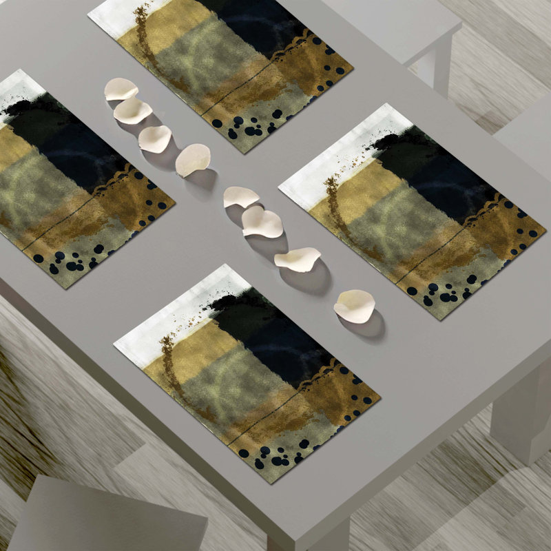 Napperon abstrait en polyester