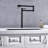 Matte Black Pot Filler Faucet, Extension - Brass, Double Handles For Managed Water Release, Corrosion & Surface Layer Faucet , Exterior Exact Control, Fingerprint- Coating-1674954915