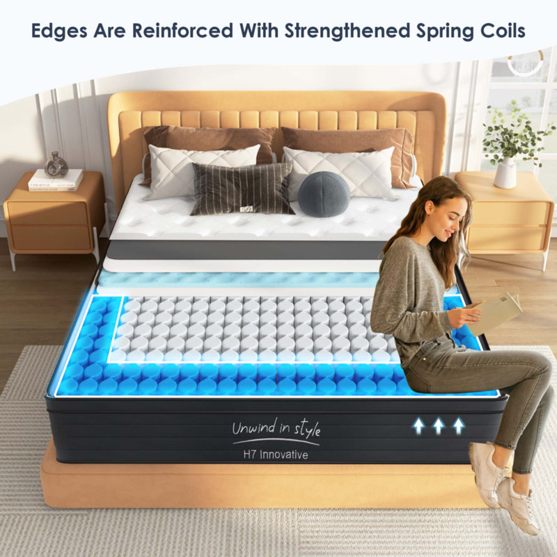 Très grand matelas, 10", Grand lit