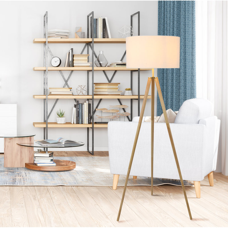 Tryston Tescott 61" Tripod Floor Lamp