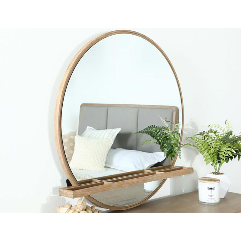 Miroir de commode Elzora Arini, Brun