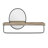Metal Flat Mirror with Shelves-1727019371
