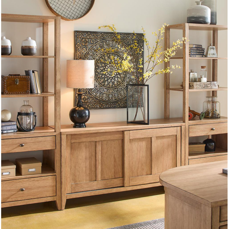 Mya 2 Door Sideboard, 32"H x 60"W x 18"D, Natural