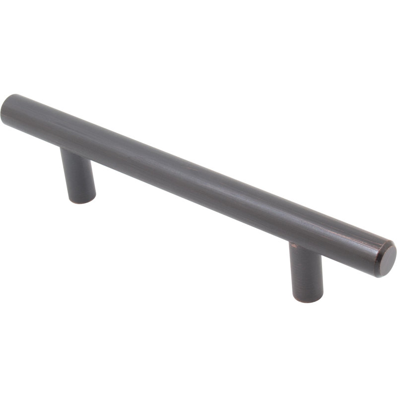 Poignée barre 3 po d'un centre à l'autre, Bronze vintage, 3"