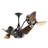 44" Vent-Bettina Dual Ceiling Fan with Wall Control and Light Kit Included-500409245