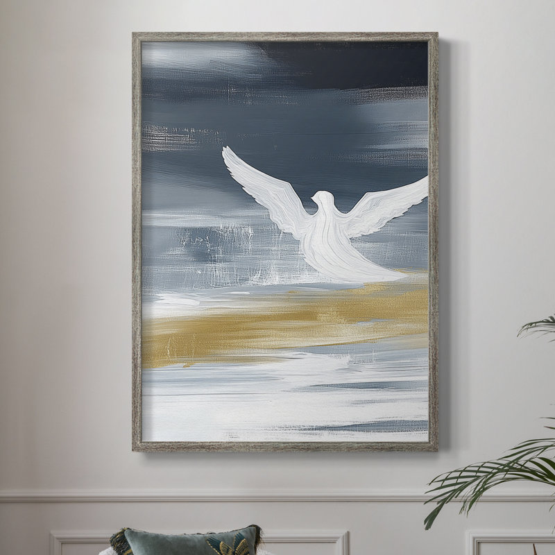 «Christmas Holiday Art CCXIV», reproduction d'art encadrée - bois massif, H 15 po x l 12 po