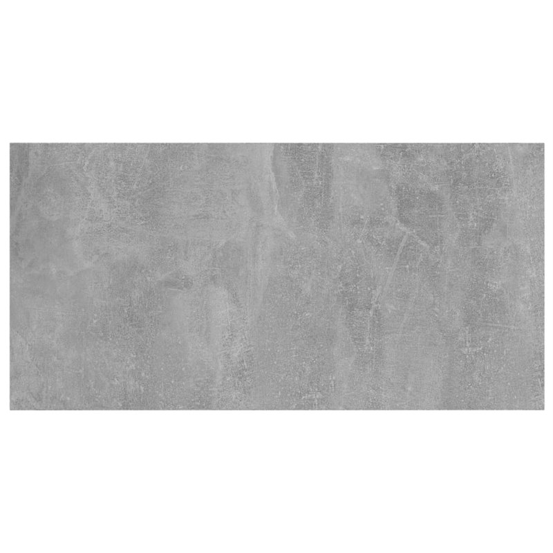 Tablettes flottantes étagères murales, Gris béton, H 0,6 po x l 39,4 po x P 19,7 po
