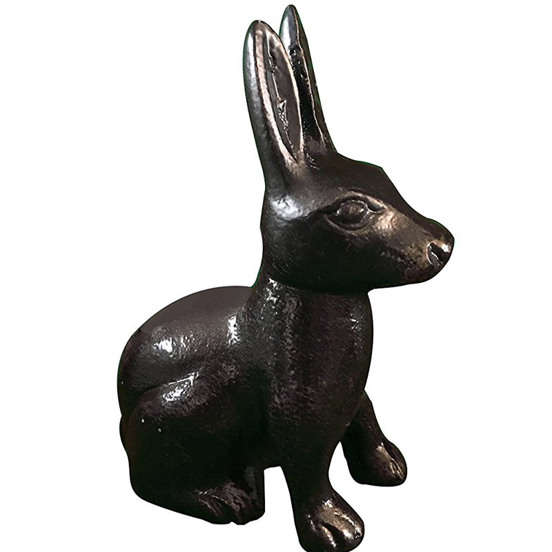 Figurine de lapin jack Chung, Bronze