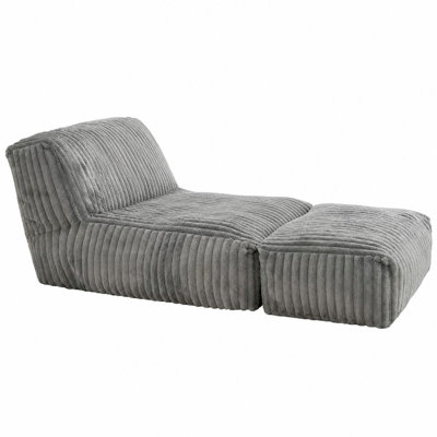 Corduroy Bean Bag Lounger