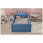 Lit plateforme simple tapissier bleu pour enfants avec coussin en lapin et rails latéraux amovibles