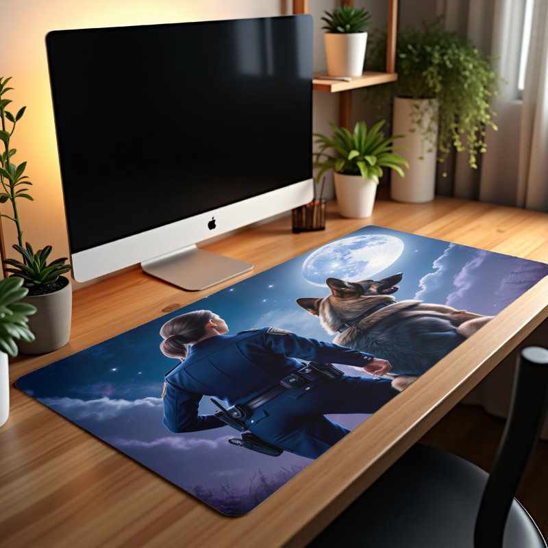 Polyester Desk Pad, 23.6x13.8