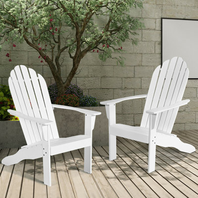 Chaise Adirondack en bois massif Edaline