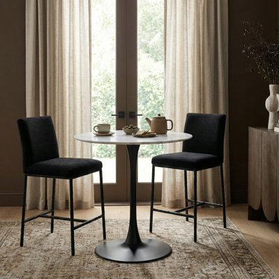 Tabouret de comptoir rembourré Reeves