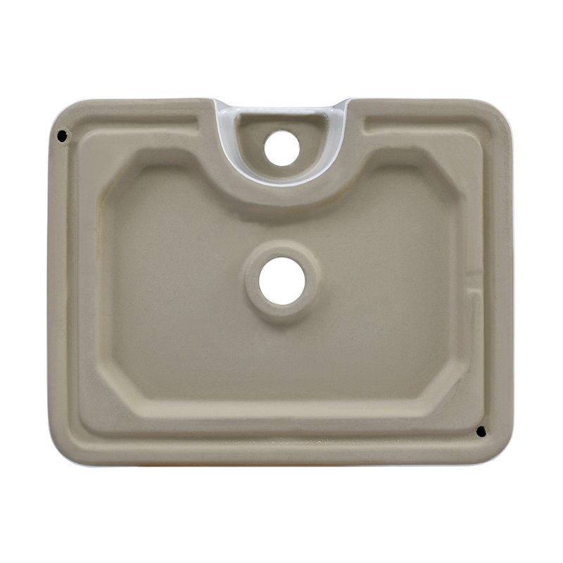 Lavabo vasque 19 po Rennes en blanc brillant