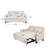 61'' Convertible Sleeper Sofa Bed, 2-Seater Loveseat Sofa w/Pockets-116571861-115120296