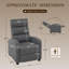 Fauteuil inclinable manuel rembourré 19 po-260758577