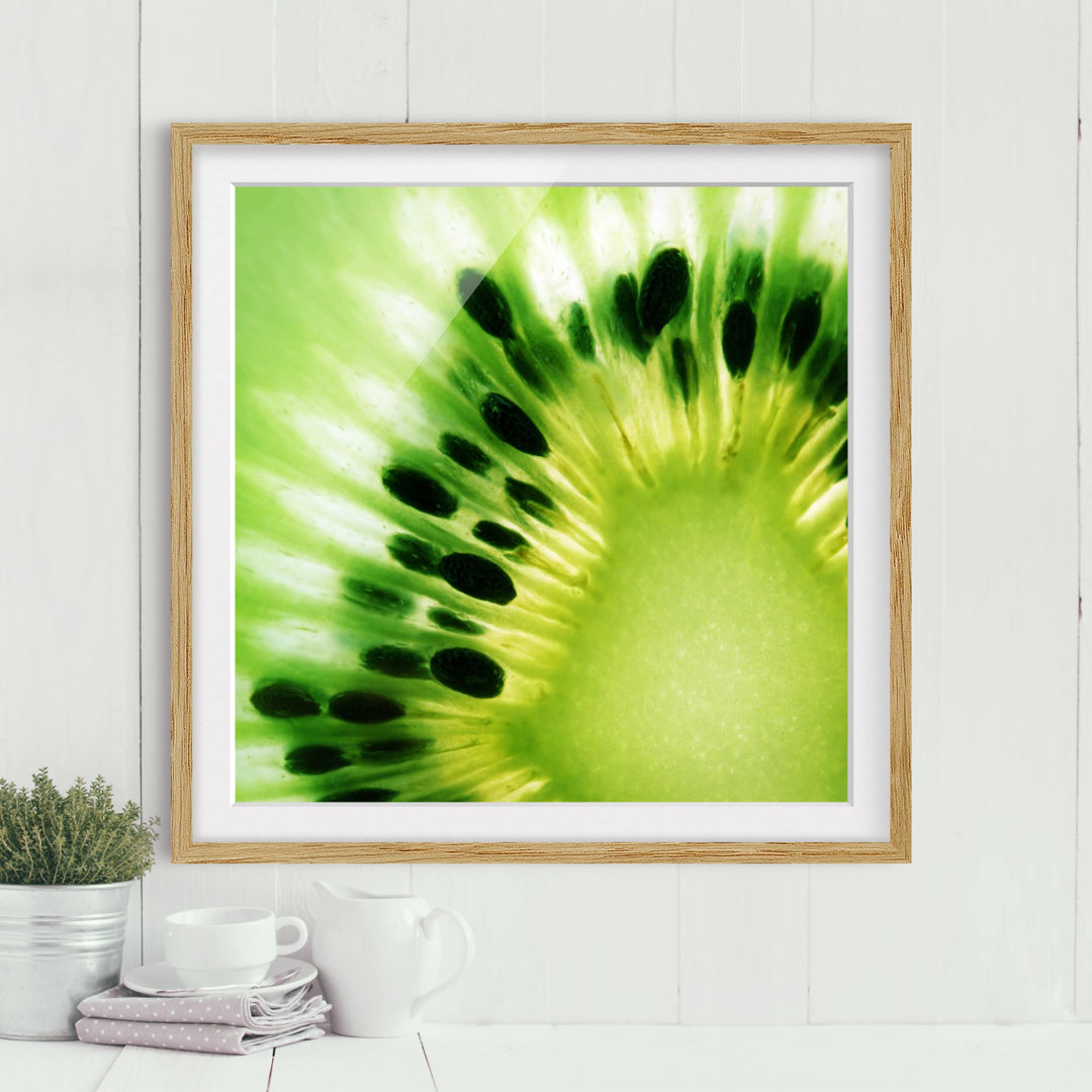 Gerahmtes Poster Sparkling Kiwi