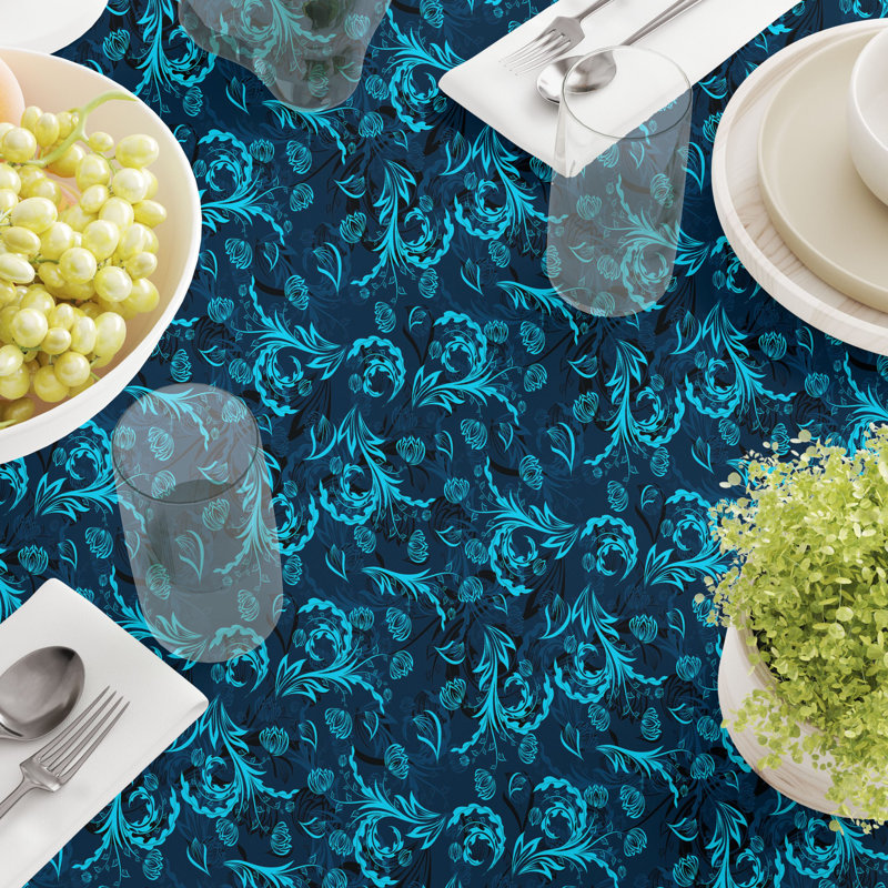 Fabric Textile Products, Inc. Square Tablecloth, 100% Cotton, Floral 163