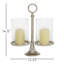 Porte-bougie en verre de 14,4 po