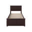 Lit plateforme en bois massif avec lit gigogne Henrichs -986316039-969733351