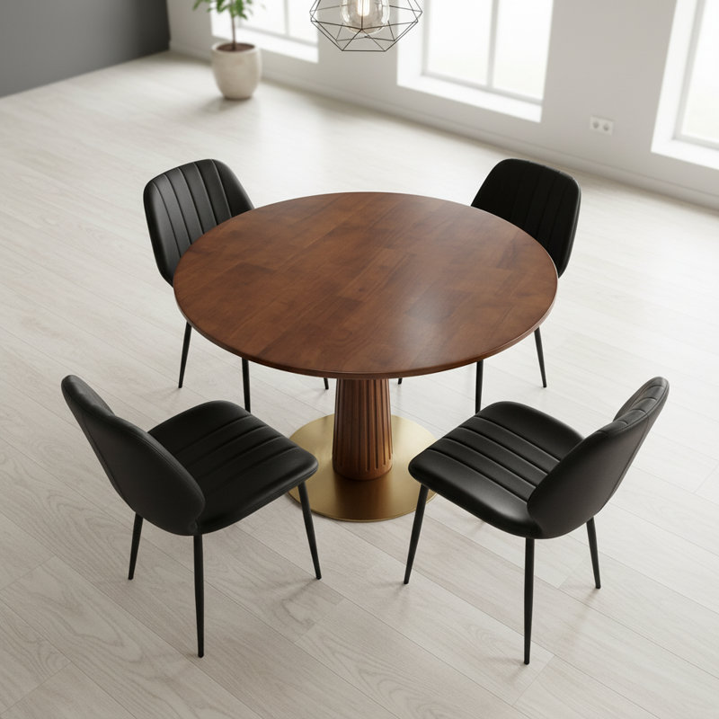 Dining Table Set, Black