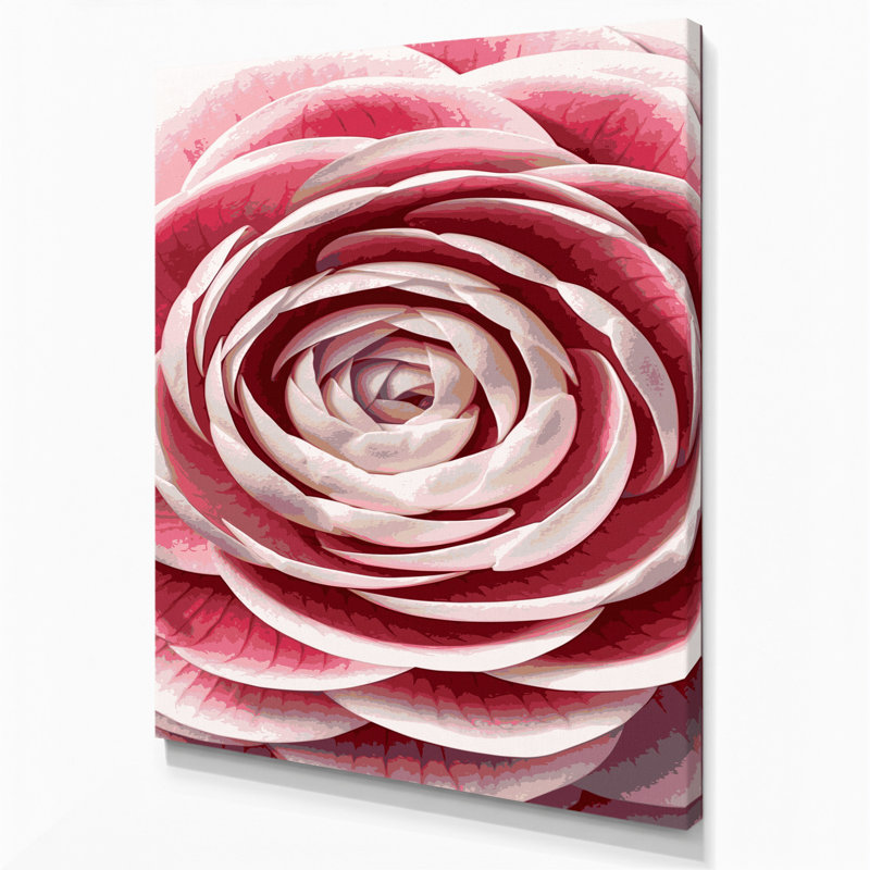 "Watercolor Botanical" 15, art mural sur toile beige, H 12 po x l 18 po